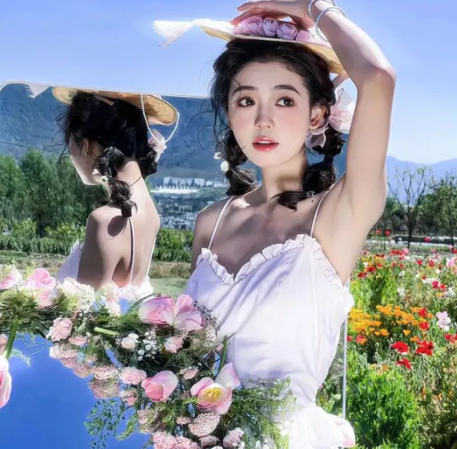 正面全裸